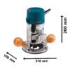 Router Bosch 1617 EVS 127V - Imagen 3