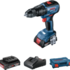 Rotomartillo inalámbrico Bosch GSB 18V-50, con 2 baterías y maletín - Imagen 2