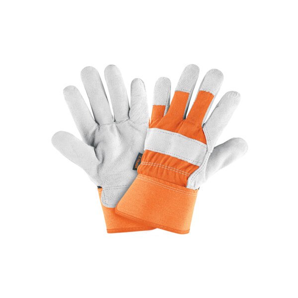 Guantes de carnaza y loneta 14245