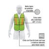 Chaleco de seguridad Verde 21026 - Imagen 3